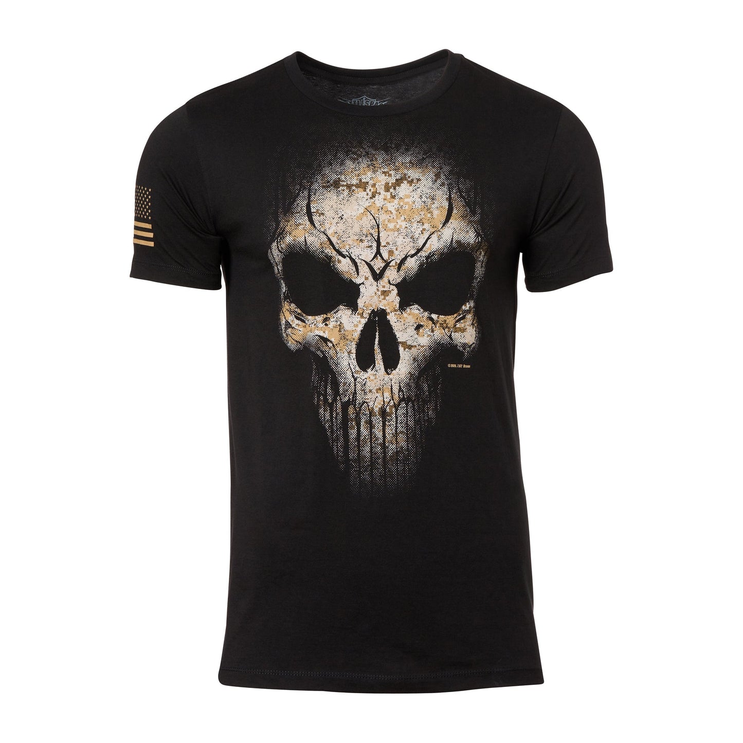 T-Shirt USMC Desert Marpat Skull