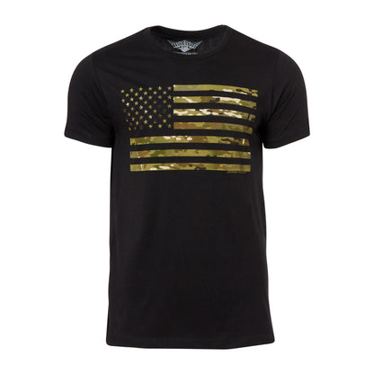 T-Shirt Camo Flag Multicam