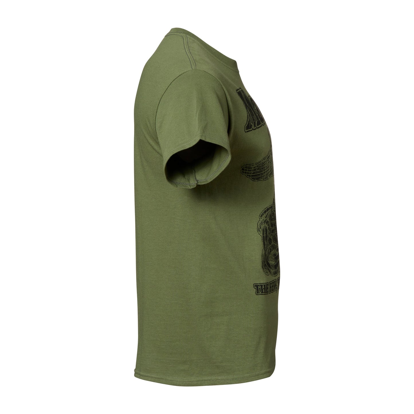 T-Shirt USMC Retro mil green