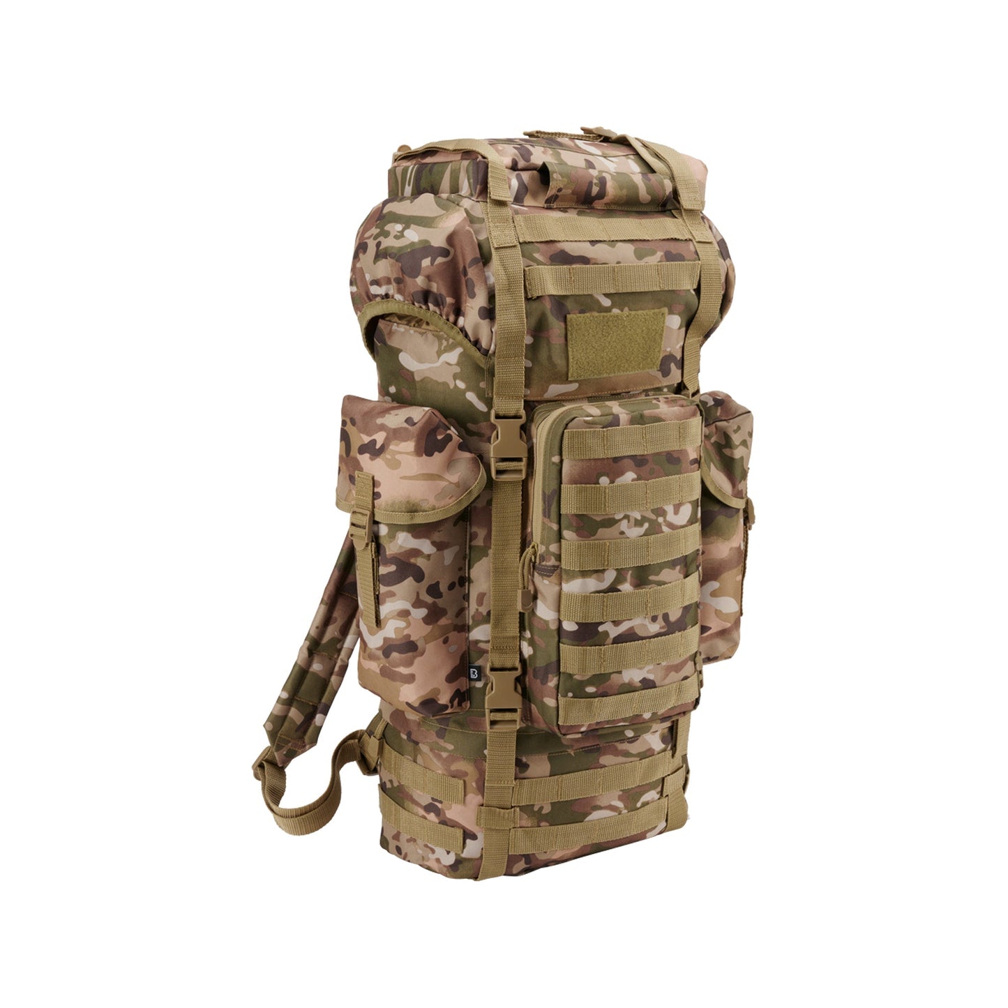 Combat Backpack Molle 65 L woodland