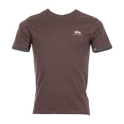 T-Shirt Roll-Up Sleeve brushstroke green