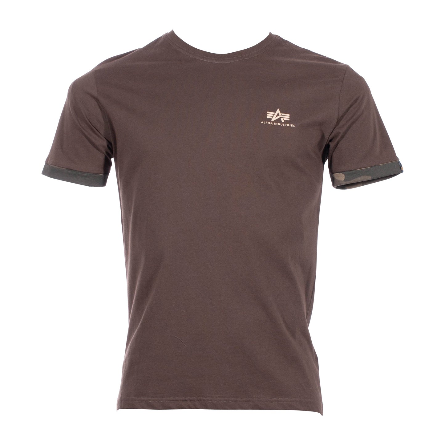 T-Shirt Roll-Up Sleeve brushstroke green