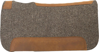 FJUN Western Saddle Pad, Comfort and Protection, Black/Natural