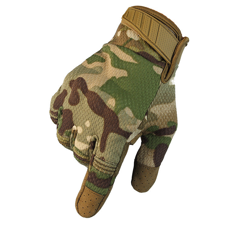 Multifunctional camouflage breathable tactical gloves