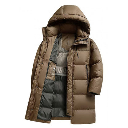 men's long down jacket