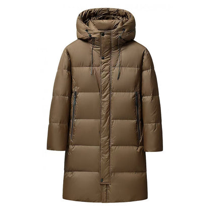 men's long down jacket