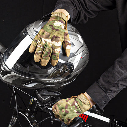 Multifunctional camouflage breathable tactical gloves