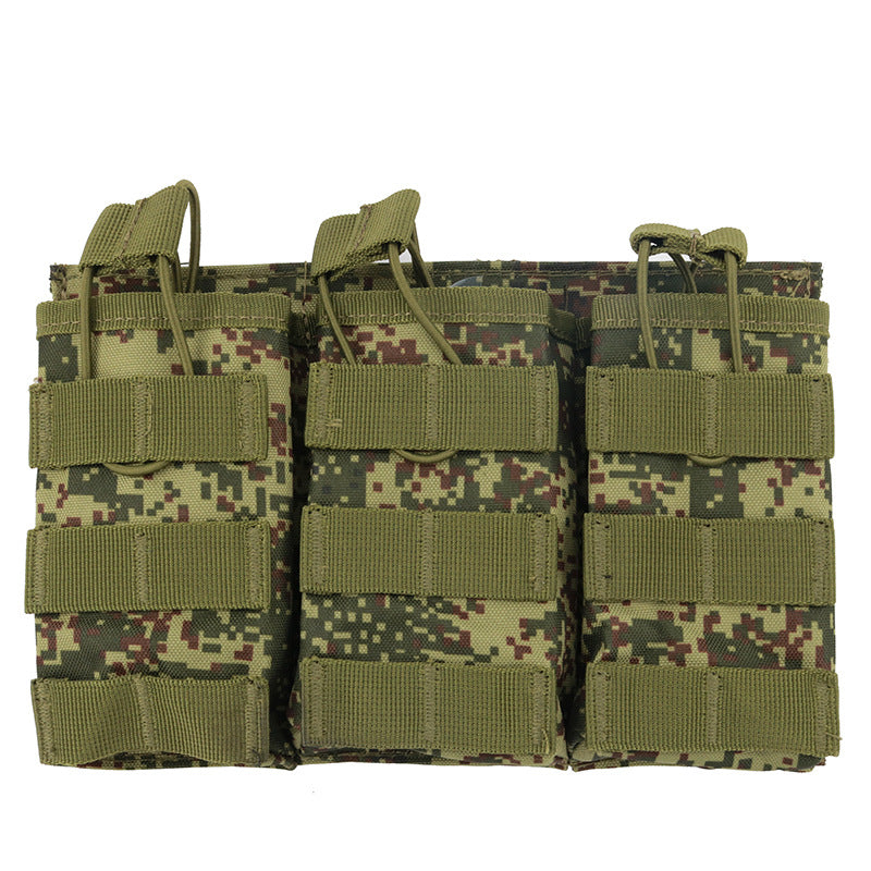 Tactical triple magazine pouch field vest