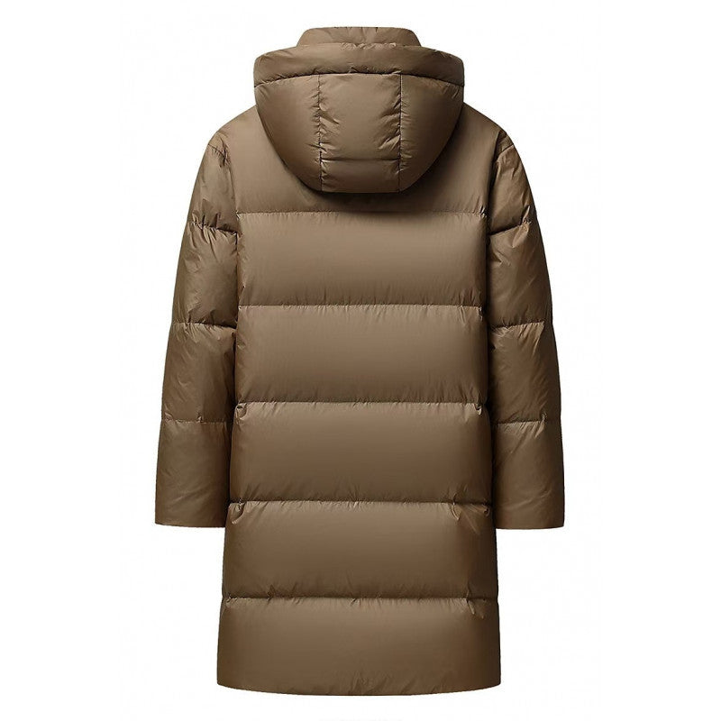 men's long down jacket