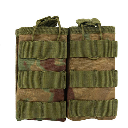 Tactical triple magazine pouch field vest