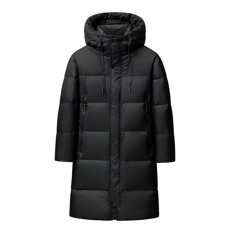 men's long down jacket