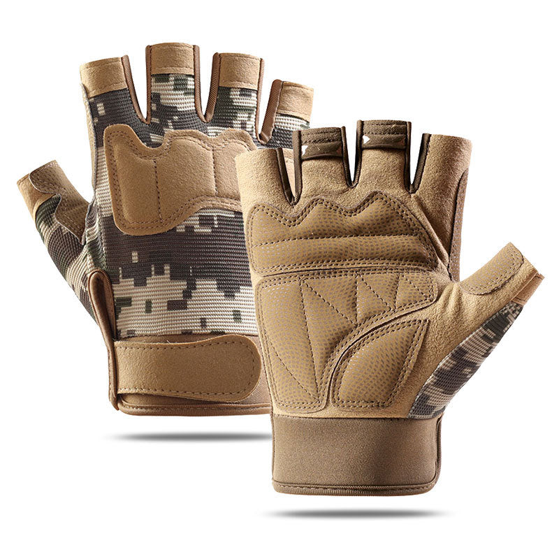 Paratrooper Half Finger Tactical Gloves