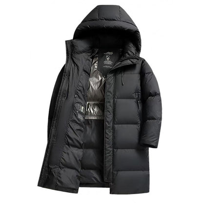 men's long down jacket