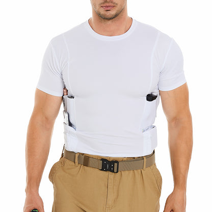 FJUN Men’s Concealment Crew Neck Shirt